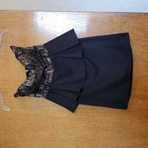 Strapless dress